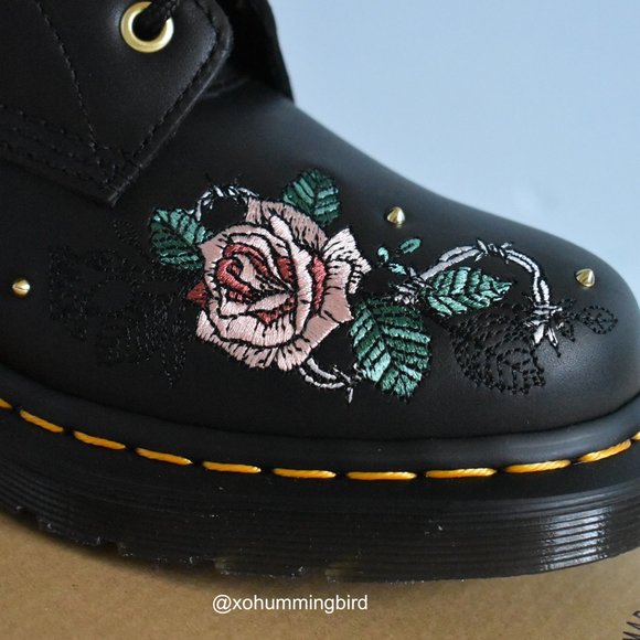 Dr. Martens Shoes - Dr.Martens | 1460 Vonda Floral Leather Lace Up Boots
